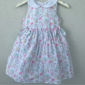 Cupcakes And Cashmere Swiss Dot Bunny Spring/Easter Dress Sz 7